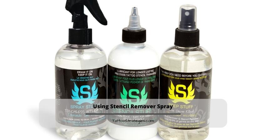 Using Stencil Remover Spray - Tattoo Strategies
