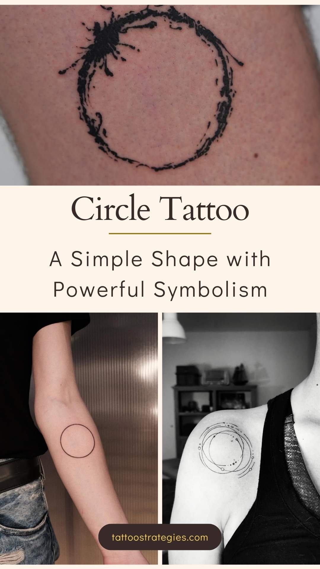 Circle Tattoo Meaning A Simple Shape with Powerful Symbolism - Tattoo Strategies