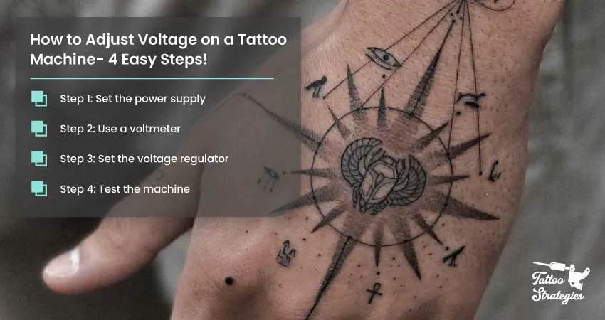 How to Adjust Voltage on a Tattoo Machine 4 Easy Steps - Tattoo Strategies