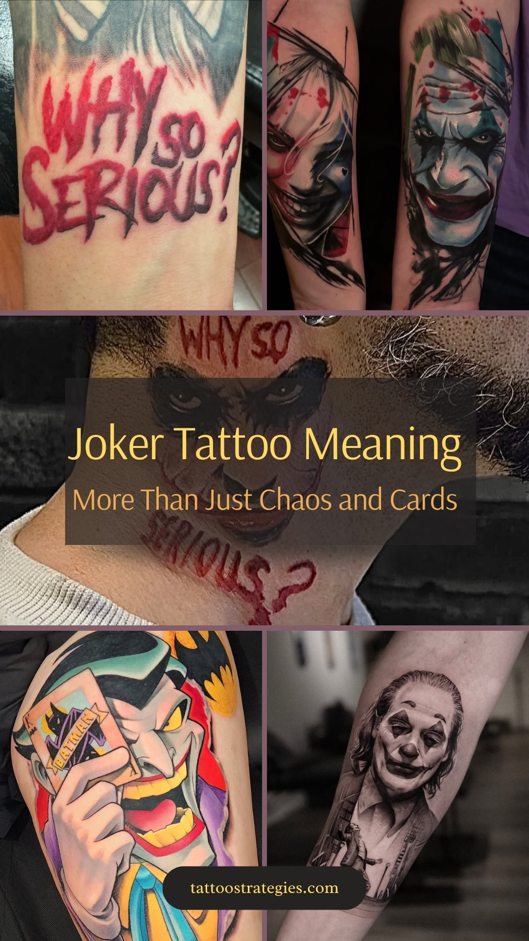 Joker Tattoo Meaning More Than Just Chaos and Cards - Tattoo Strategies