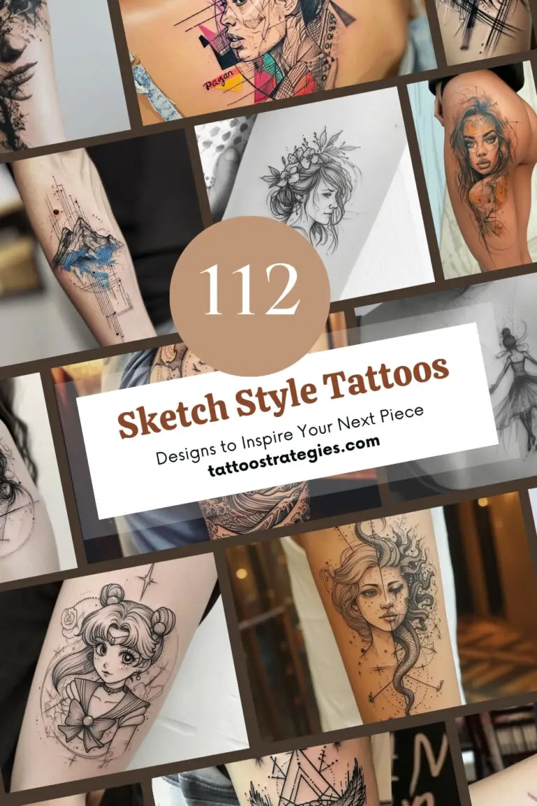 Sketch Style Tattoo Design Ideas