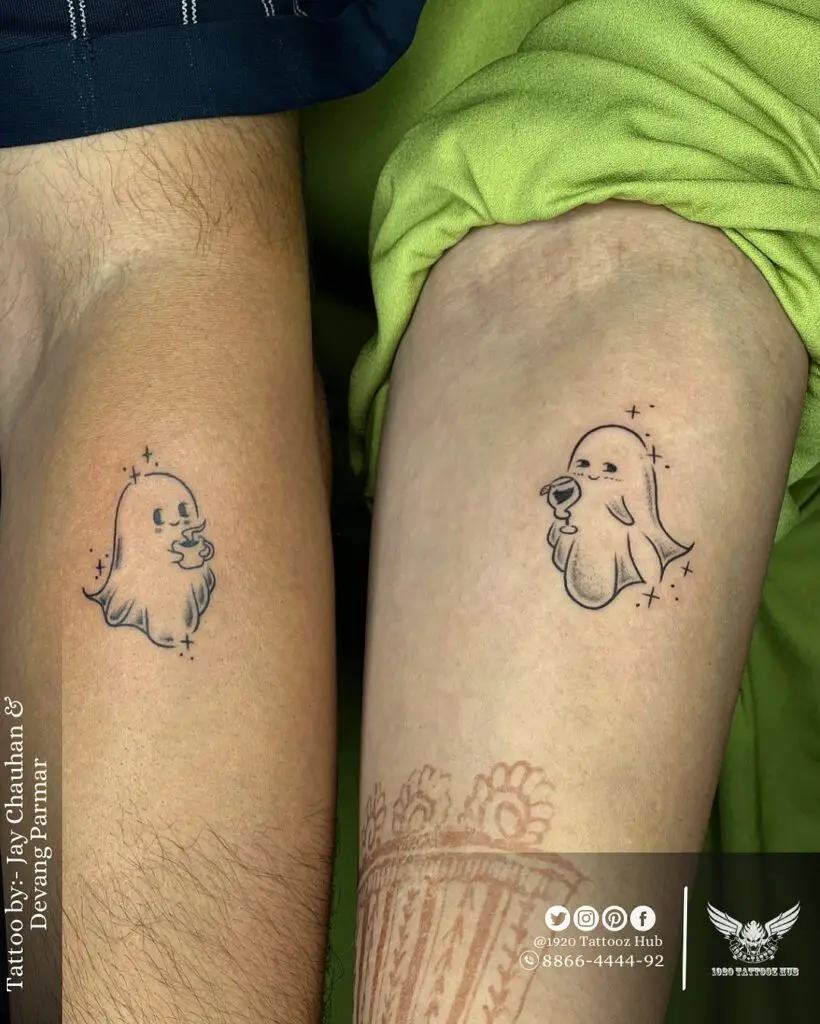 Matching tattoos serve as a reminder of shared journey - Tattoo Strategies